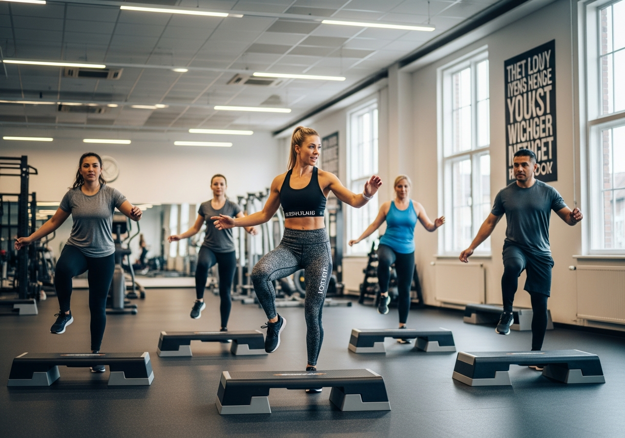 Тренер ведёт занятие